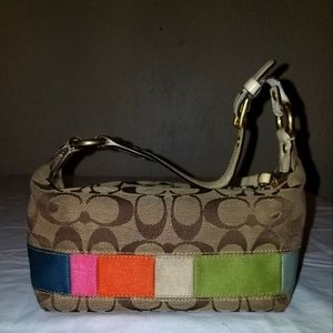 SMALL COACH BAG- Y2K/Vintage/Rare/Rainbow